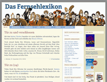 Tablet Screenshot of fernsehlexikon.de